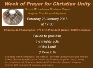 Week of Prayer Christian Unity